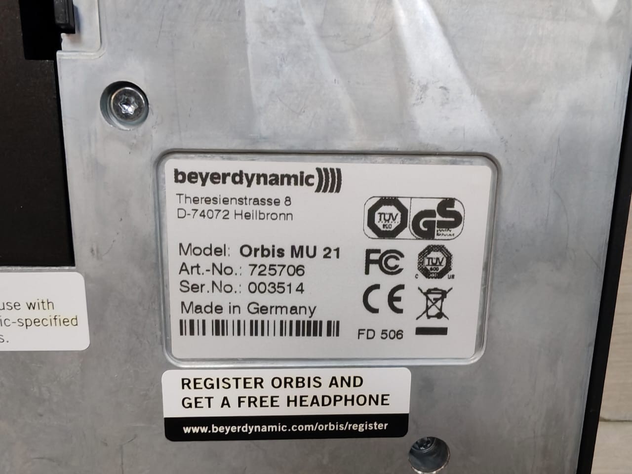 Beyerdynamic 725706 Beyerdynamic 725706 Delegate Microphone Unit W/O MICROPHONE 8