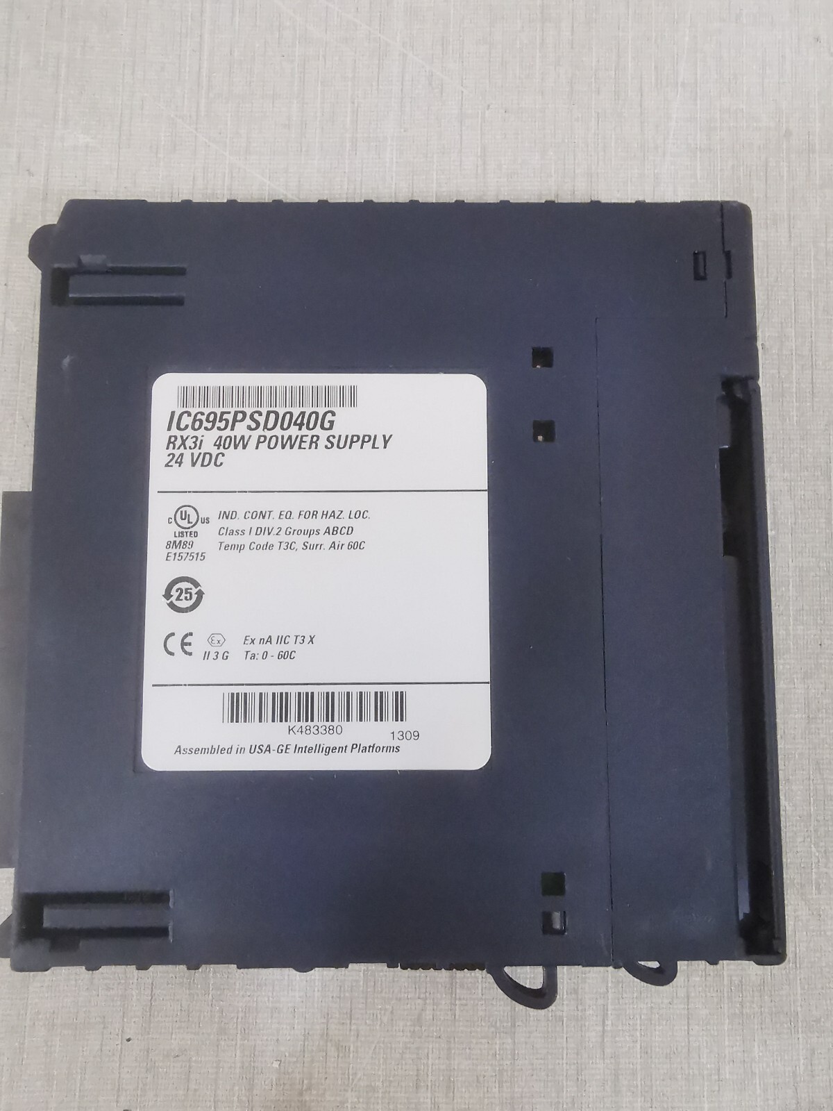GE IC695PSD040G GE IC695PSD040G RX3i 40W Power Supply 24 VDC 2