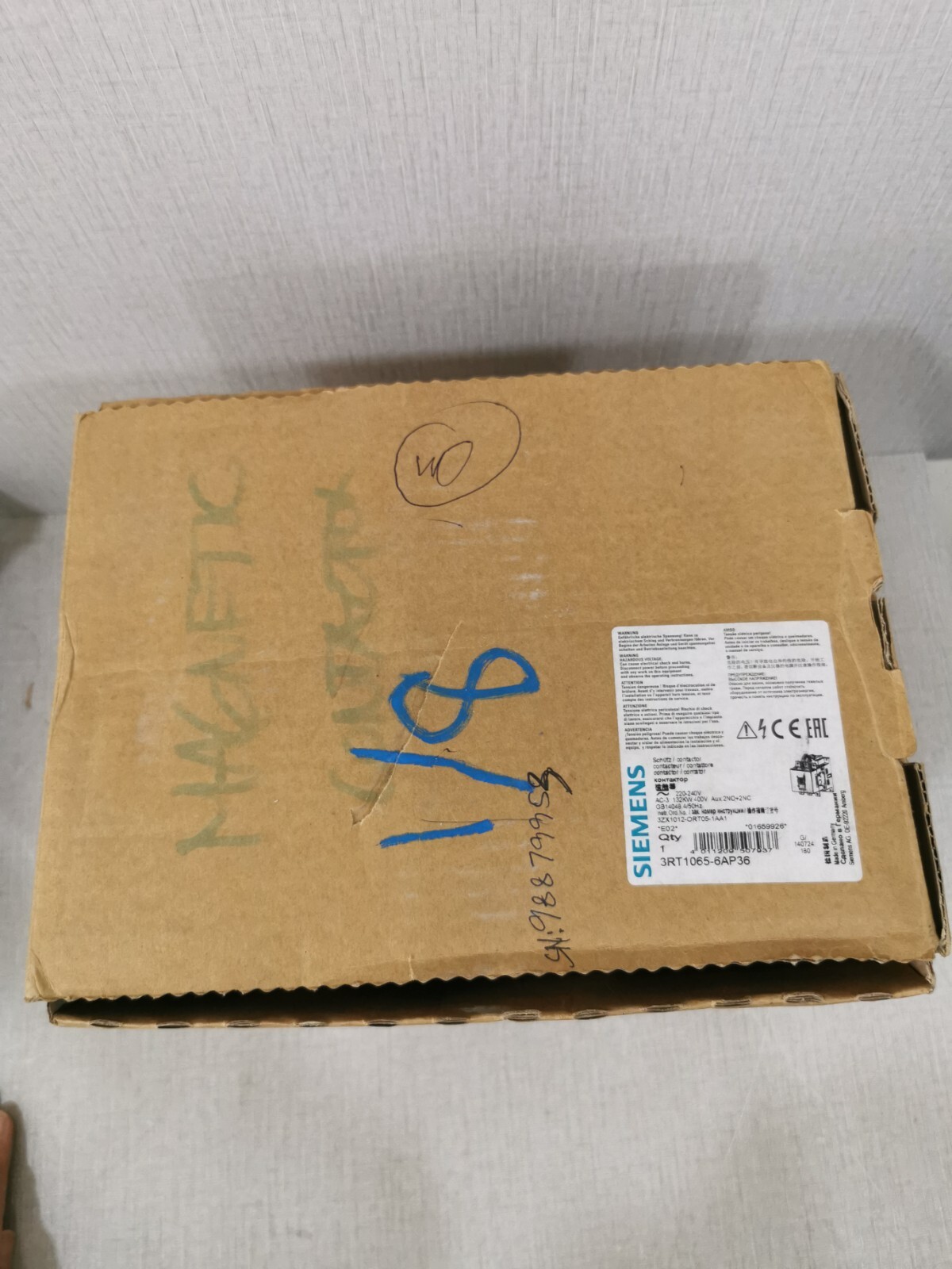 Siemens 3RH1921-1DA11-ZX90 SIEMENS SIRIUS 3RT1065-6.6 3RH1921-1DA11-ZX90 CONTACTOR 10