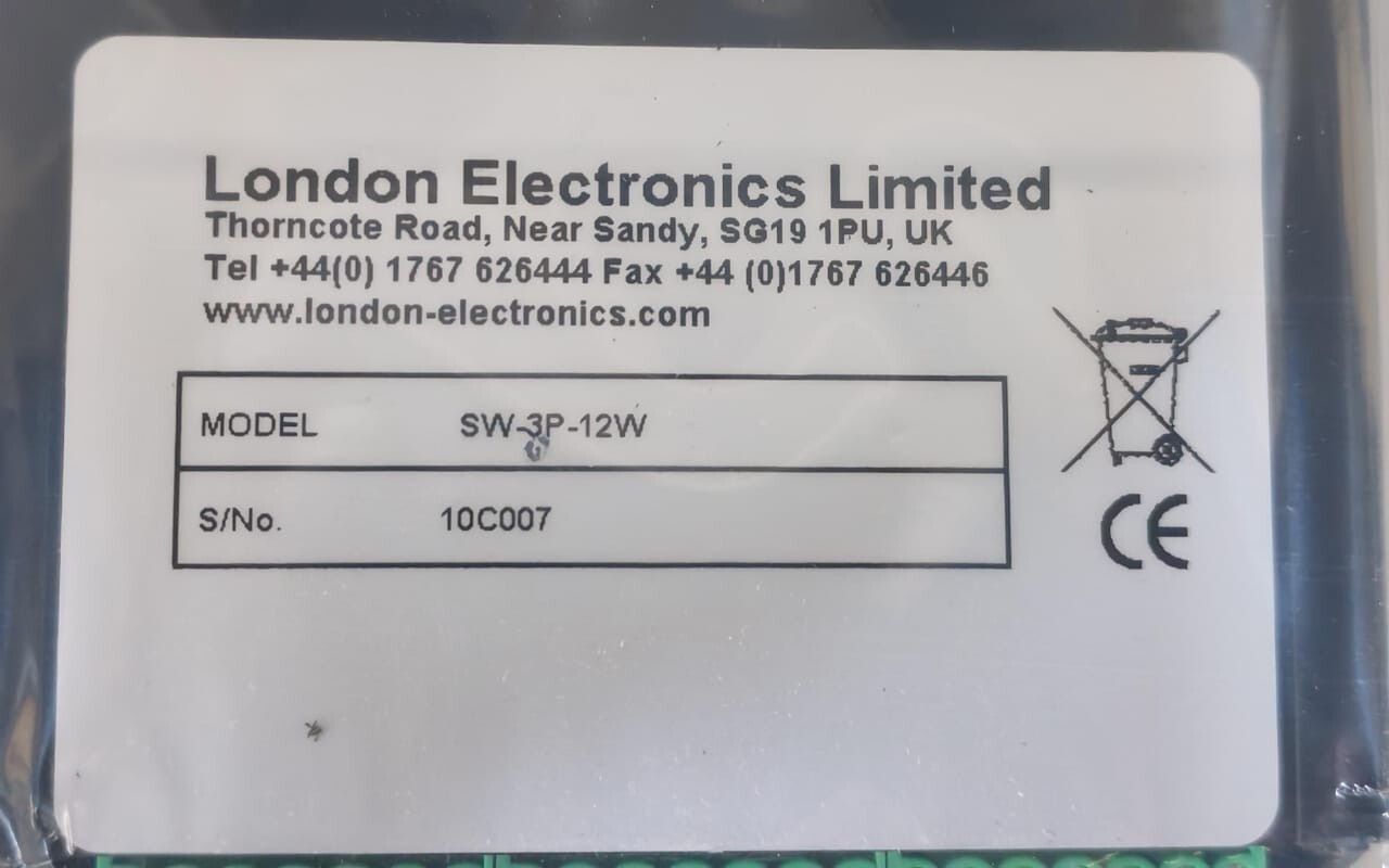 London Electronics SW-3P-12W LONDON ELECTRONICS SW-3P-12W SIGNAL SELECTOR SWITCHES 5