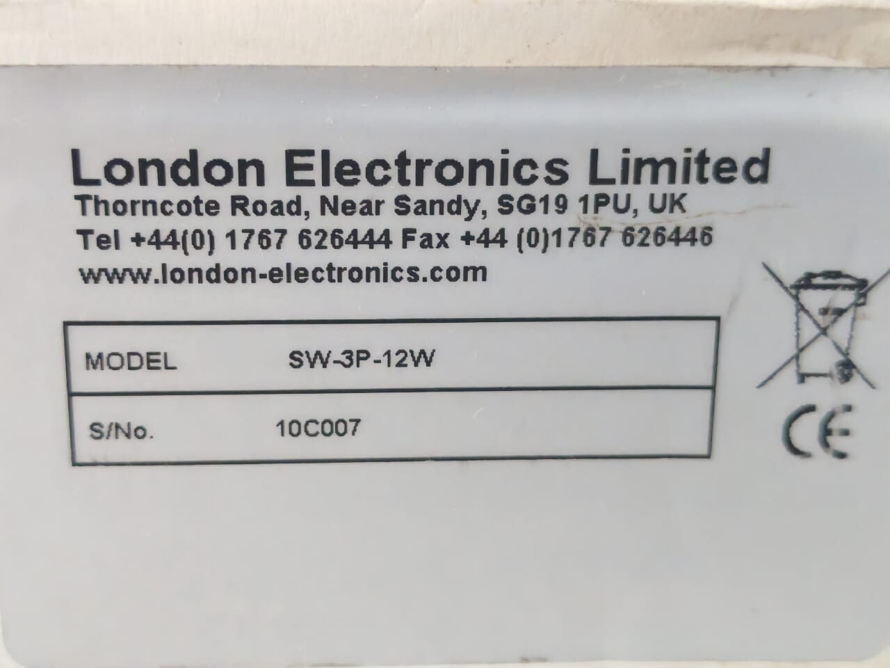 London Electronics SW-3P-12W LONDON ELECTRONICS SW-3P-12W SIGNAL SELECTOR SWITCHES 9