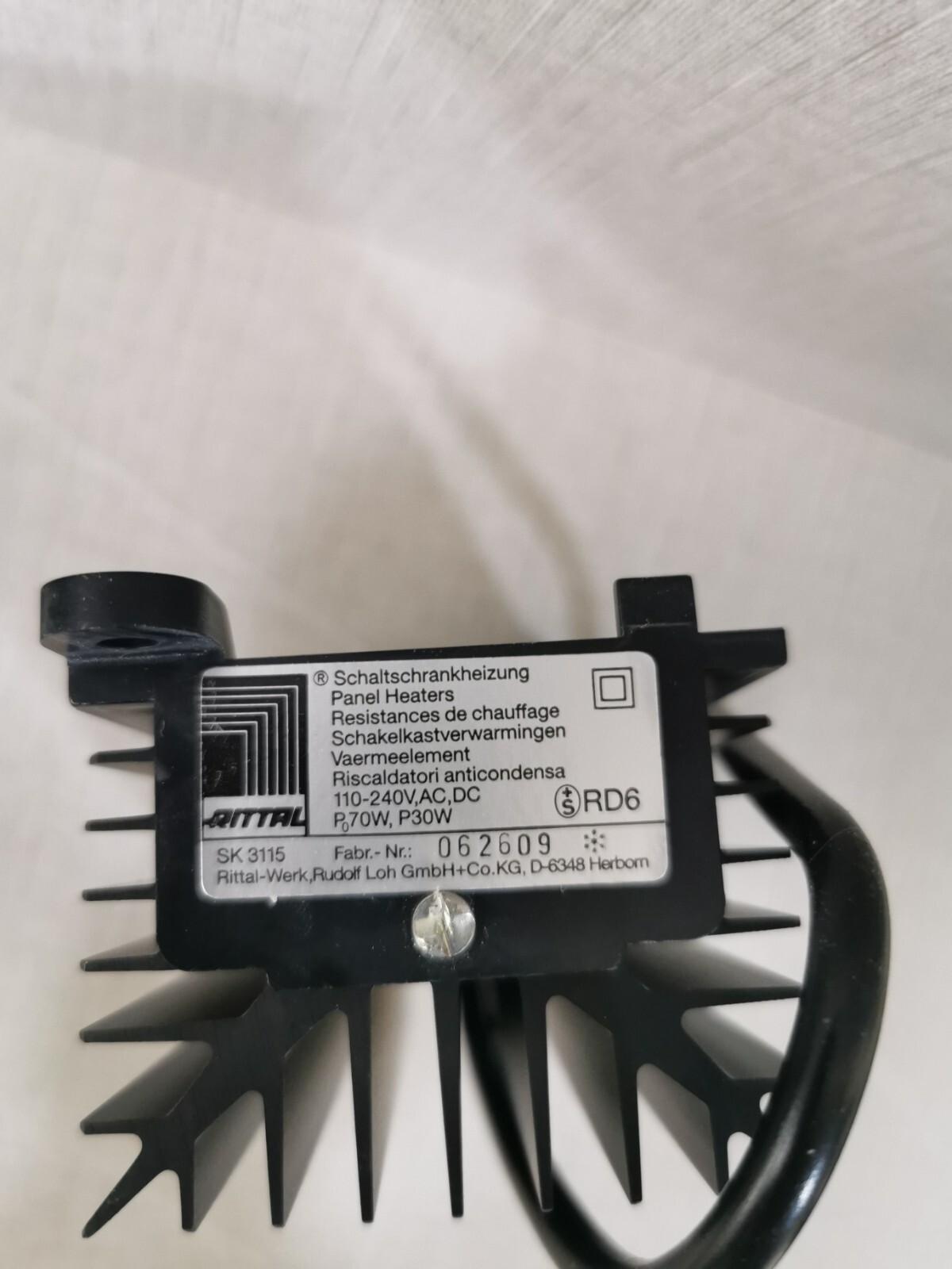Rittal SK 3115 RITTAL SK 3115 PANEL HEATER 110-240V 7