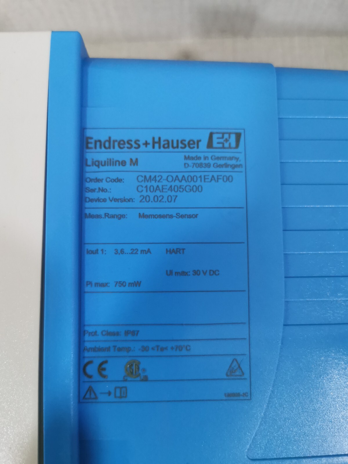 Endress+Hauser CM42-OAA001EAF00 ENDRESS+HAUSER Liquiline M CM42-OAA001EAF00 10