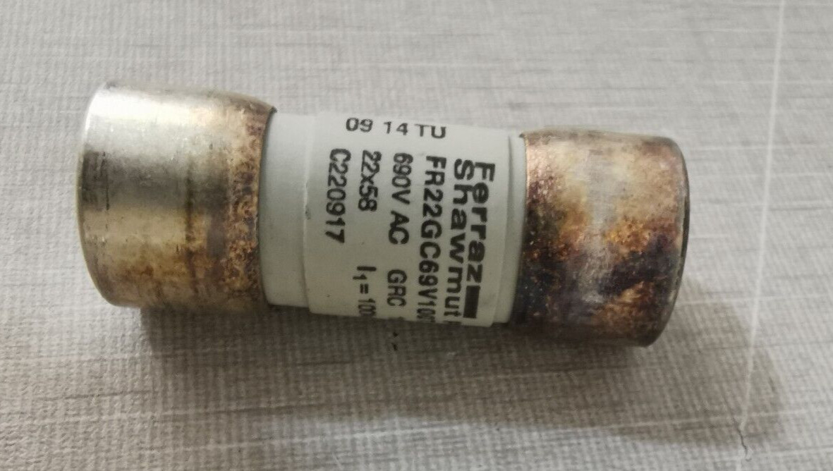 Ferraz Shawmut FR22GC69V100T Ferraz Shawmut Protistor FR22GC69V100T Fuse( 1box=10pcs) 4