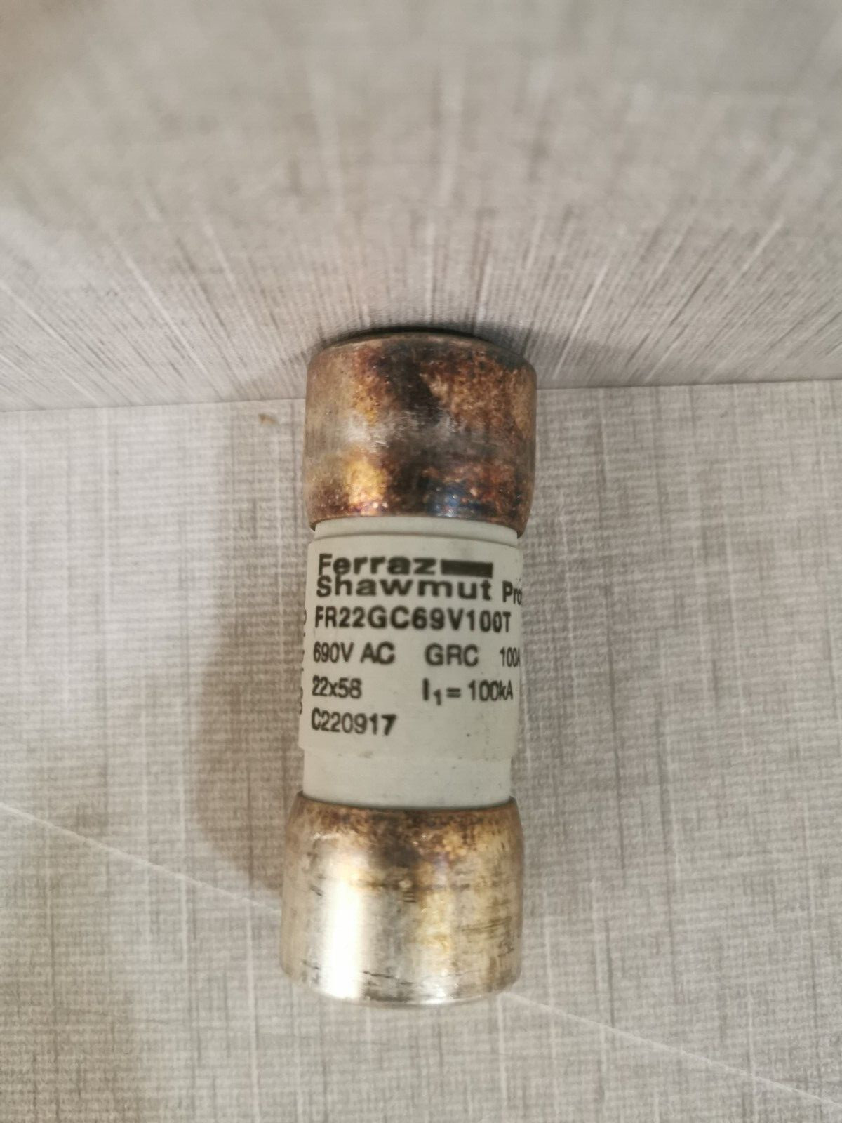 Ferraz Shawmut FR22GC69V100T Ferraz Shawmut Protistor FR22GC69V100T Fuse( 1box=10pcs) 6