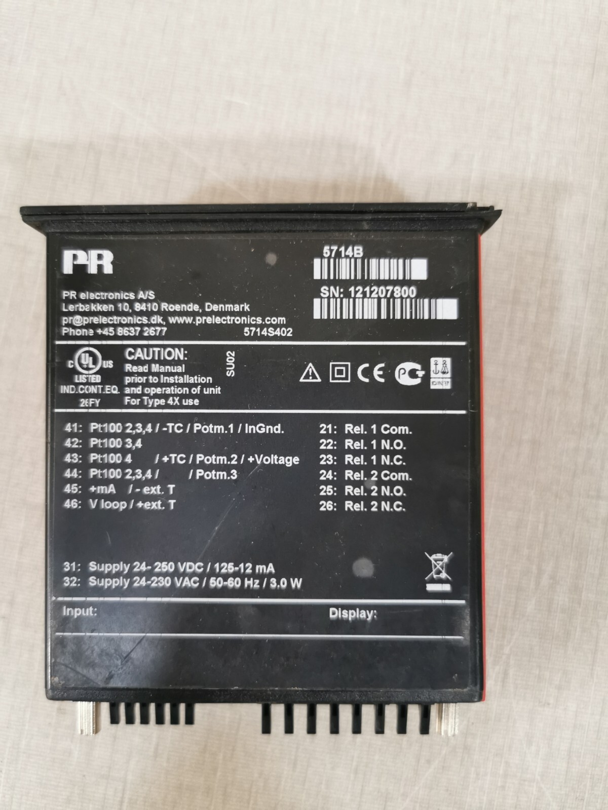 PR Electronics 5714B PR Electronics 5714B Programmable Transmitter 2