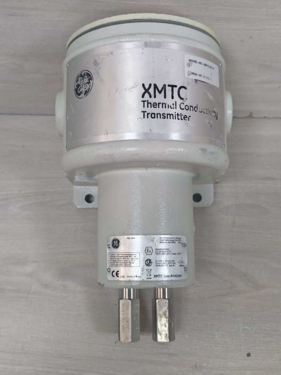 GE XMTC Thermal Condutivity Transmitter Gas Analyzer XMTC-62-21