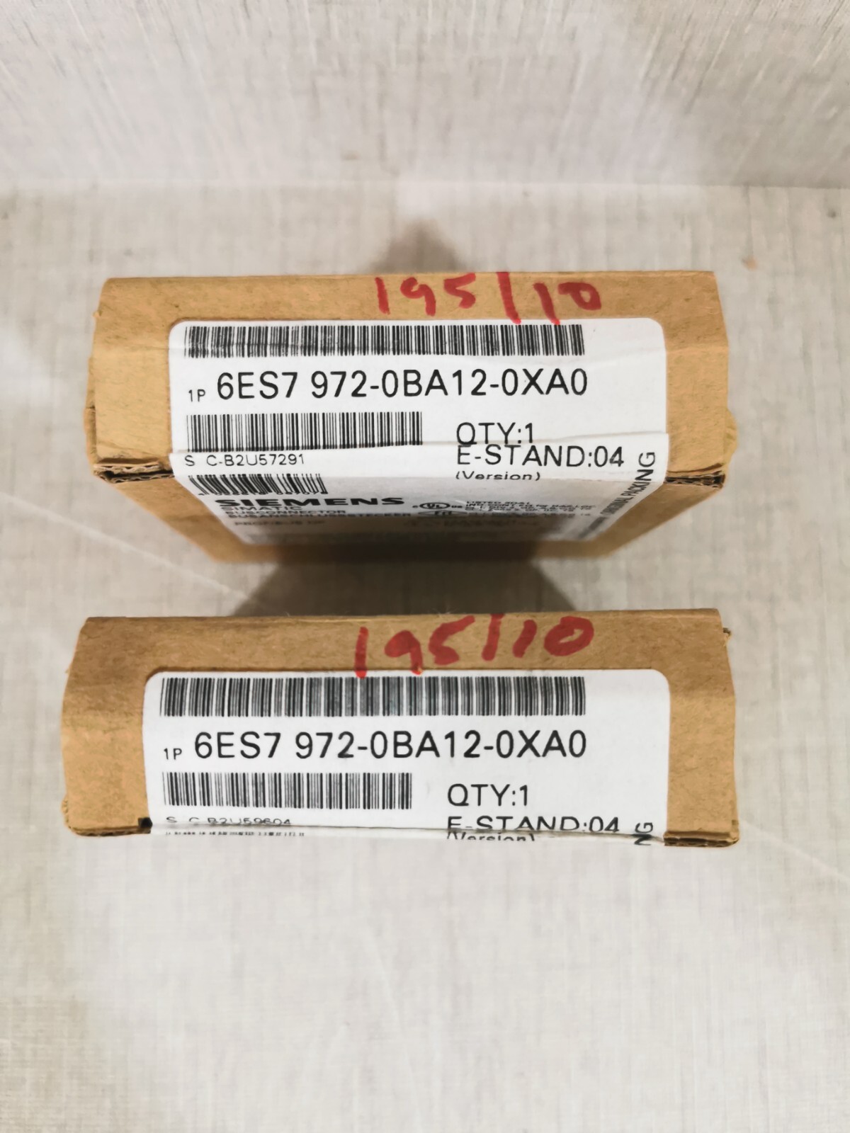 SIEMENS 6ES7 972-0BA12-0XA0 PROFIBUS CONNECTOR