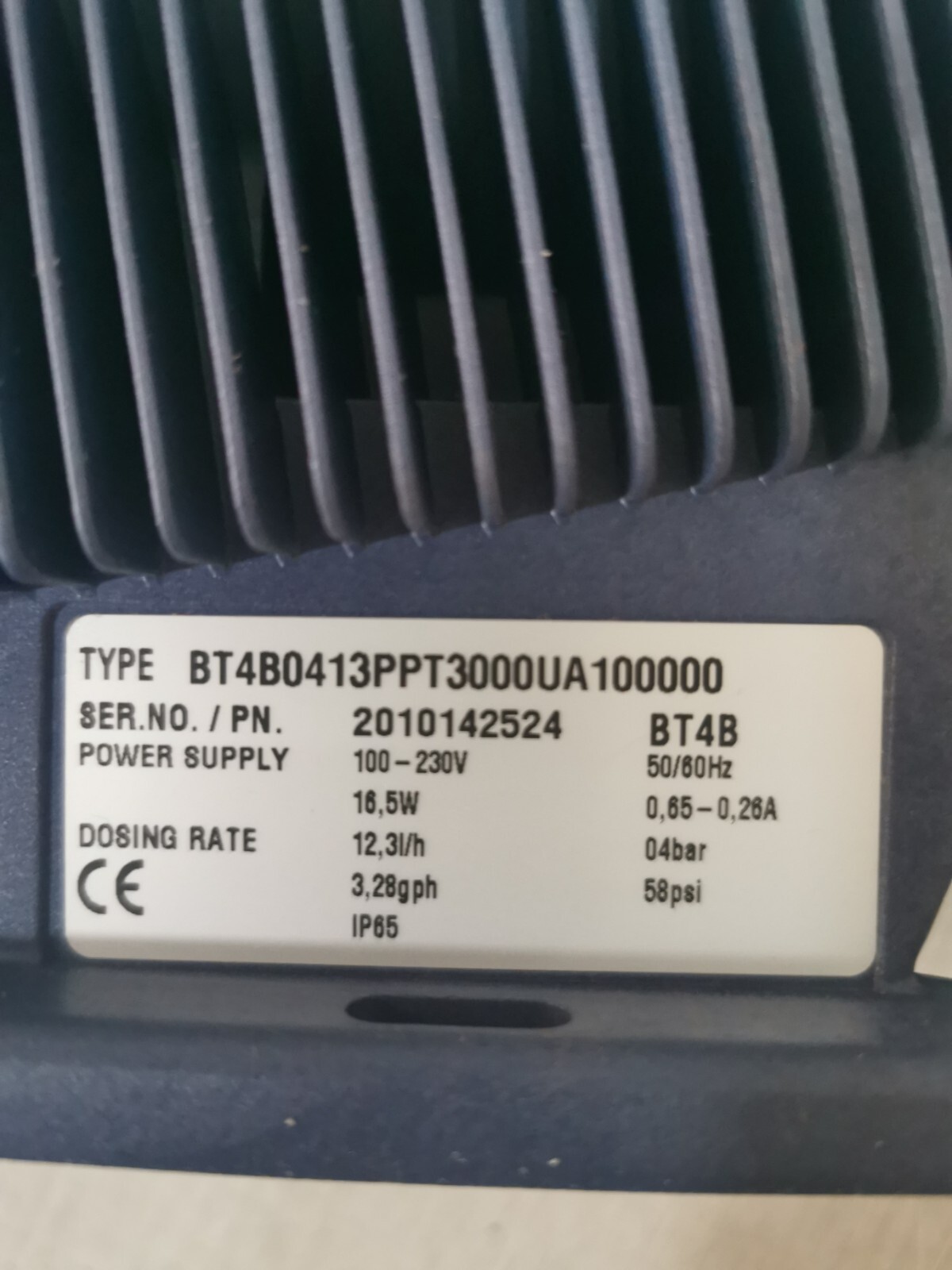 ProMinent beta/4 ProMinent Fluid Controls beta/4 Metering Pump BT4B0413PPT3000UA100000 5