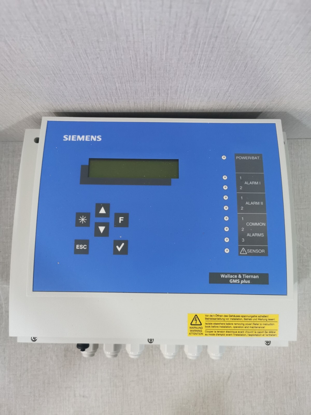 SIEMENS WALLACE & TIERNAN AAD5650 SIEMENS WALLACE & TIERNAN GMS plus AAD5650 GMS PLUS 3