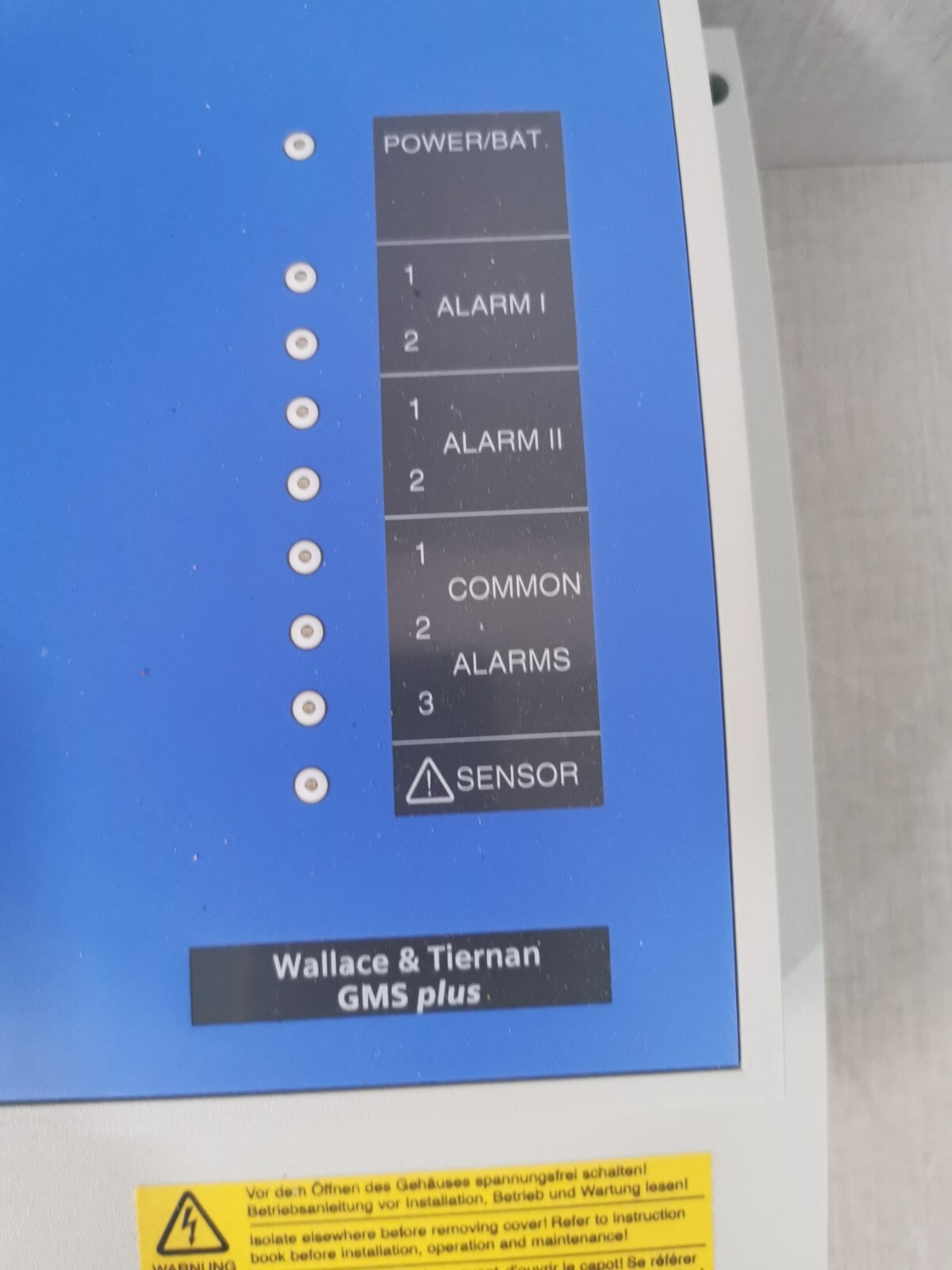 SIEMENS WALLACE & TIERNAN AAD5650 SIEMENS WALLACE & TIERNAN GMS plus AAD5650 GMS PLUS 4