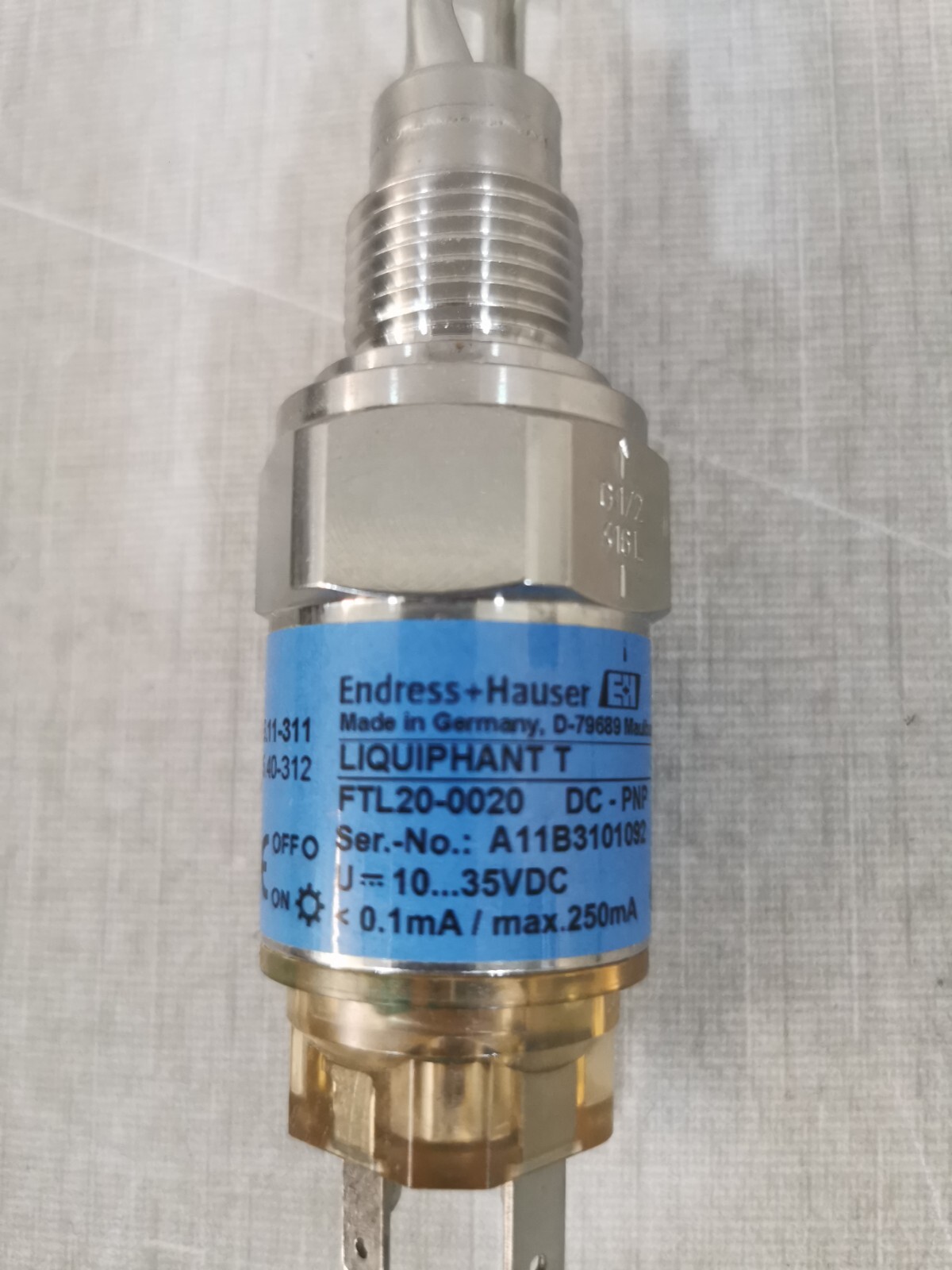 Endress+Hauser FTL20-0020 Endress+Hauser LIQUIPHANT T FTL20-0020 P/N 58013823 FTL20 2