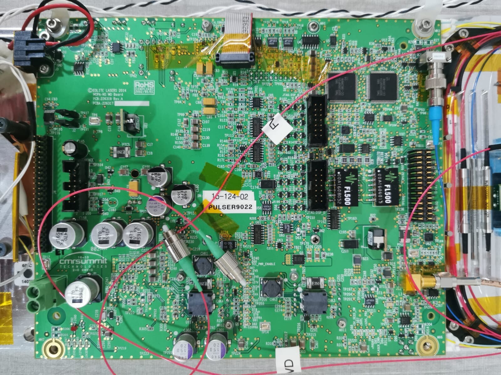 EOLITE LASERS PCB:226318 REV.A PCBA:226317 EOLITE LASERS MOPA-NS MO Board PCB:226318 Rev.A PCBA:226317 2