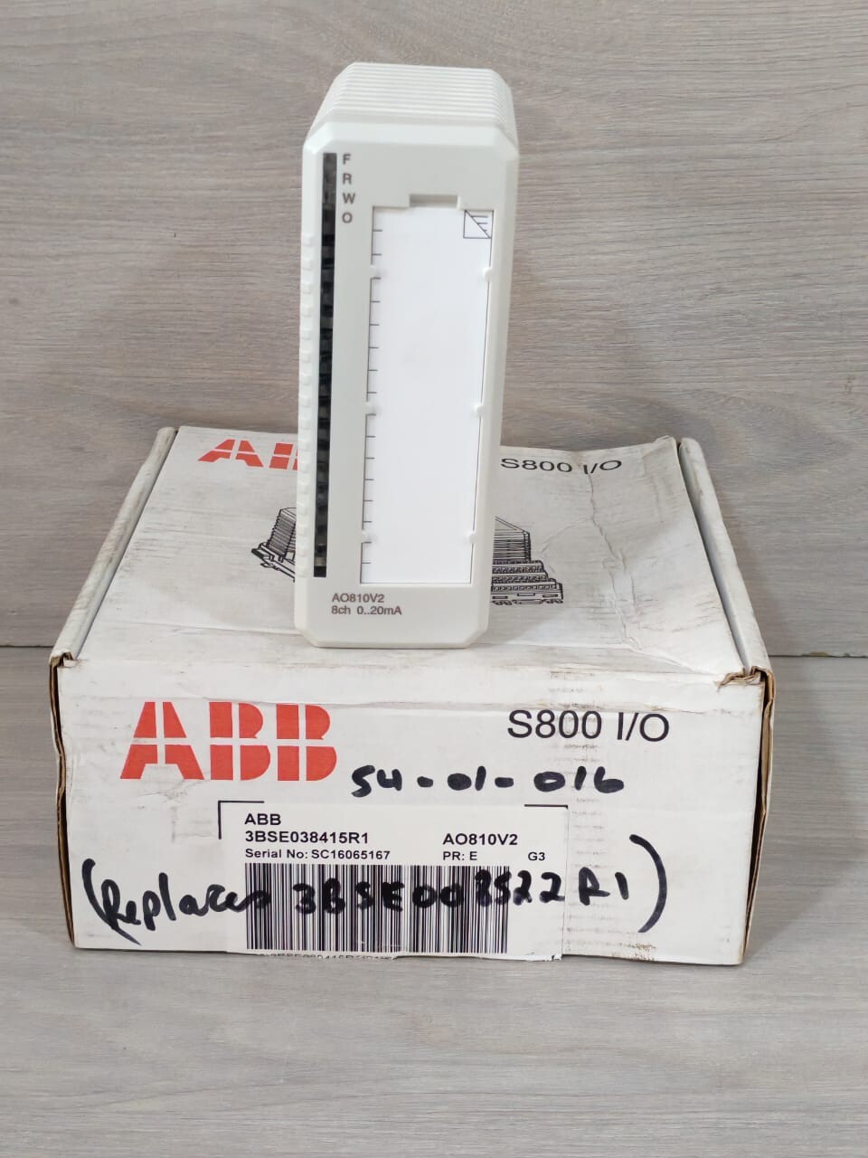 ABB AO810V2 3BSE038415R1 OUTPUT MODULE 8CH 0-20mA