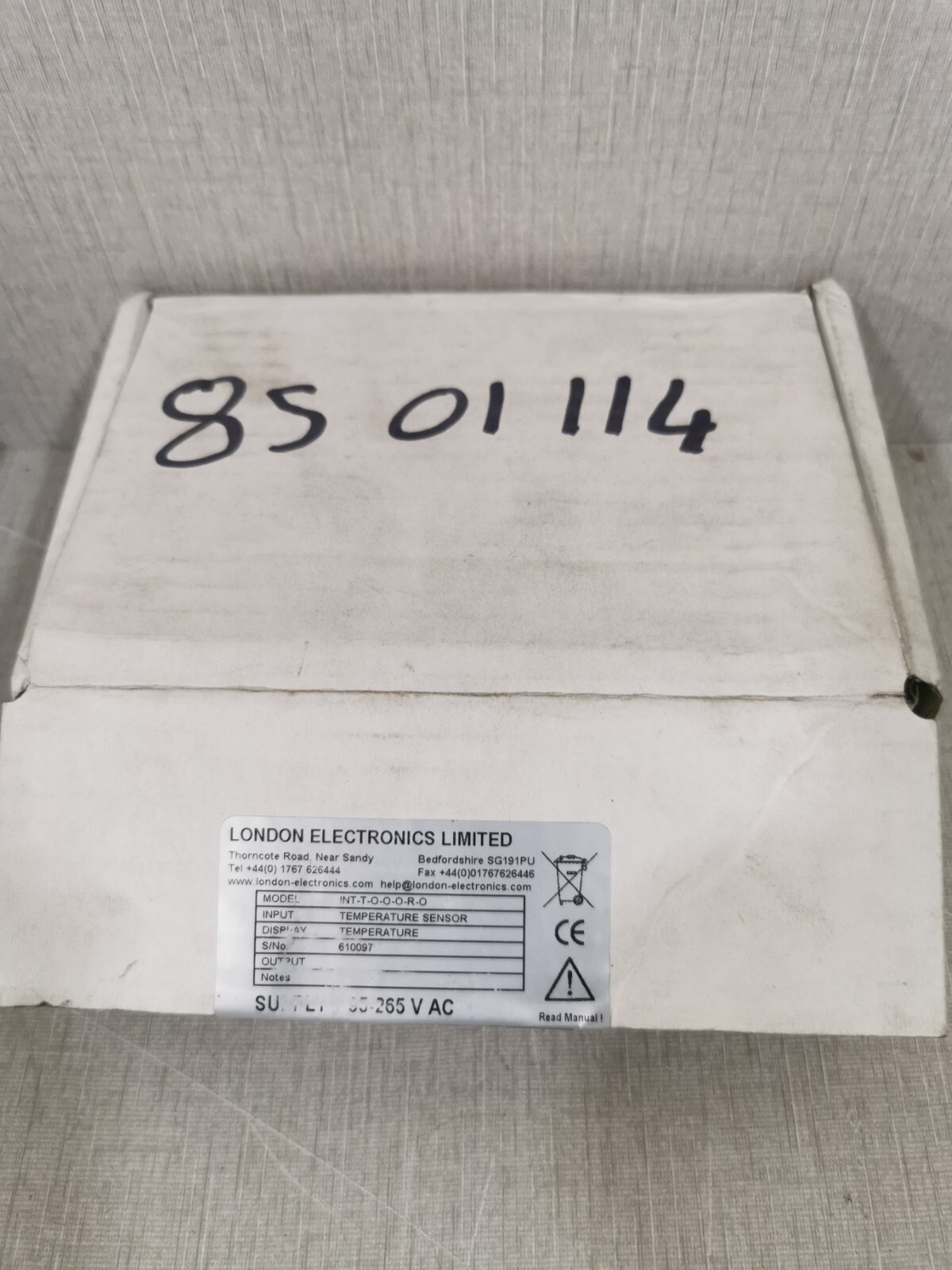 London Electronics INT-T-O-O-O-R-O London Electronics INT-T-O-O-O-R-O Temperature Sensor 9