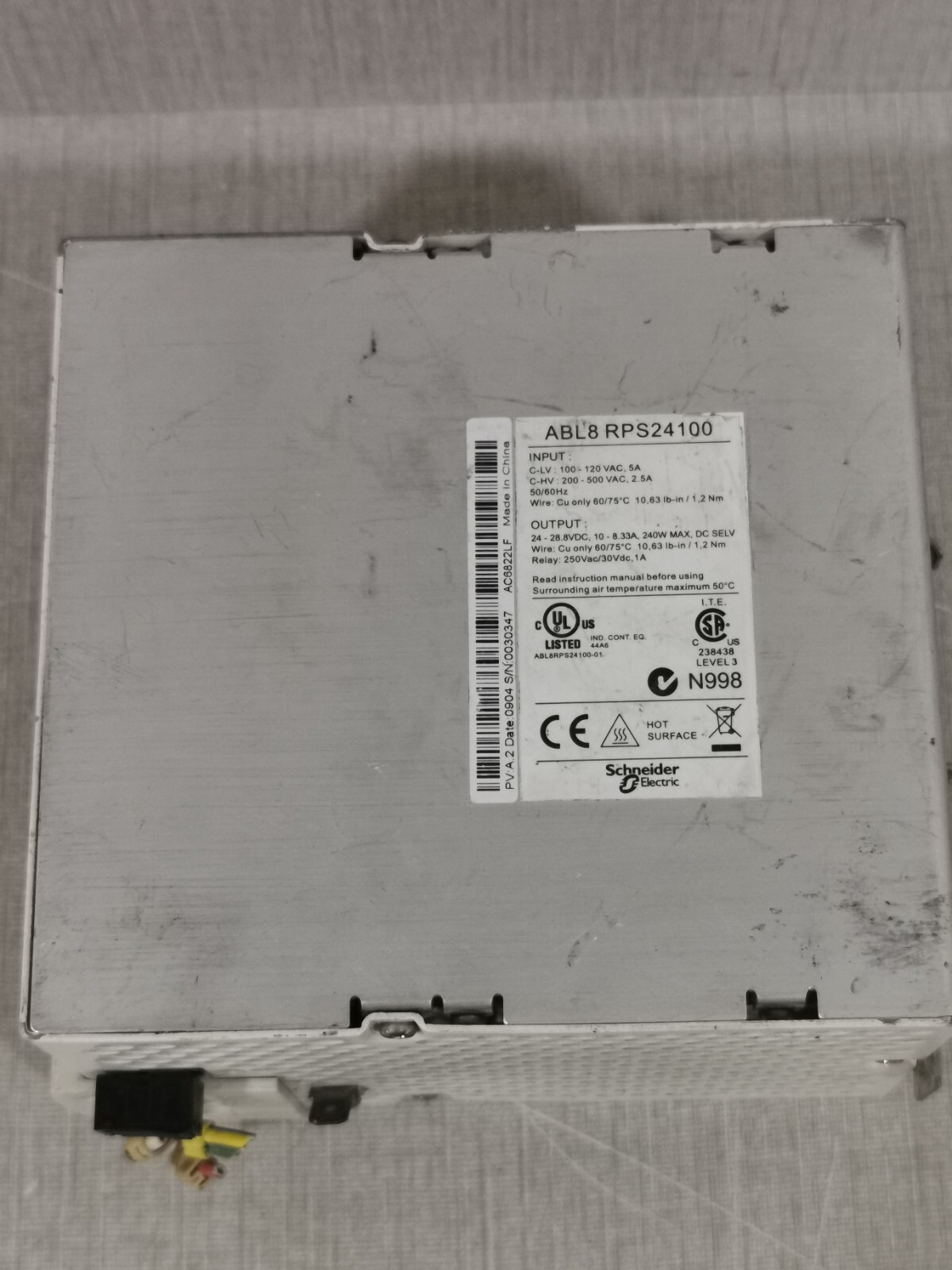 Schneider Electric ABL8RPS24100 Telemecanique ABL8RPS24100 Switching Power Supply 4