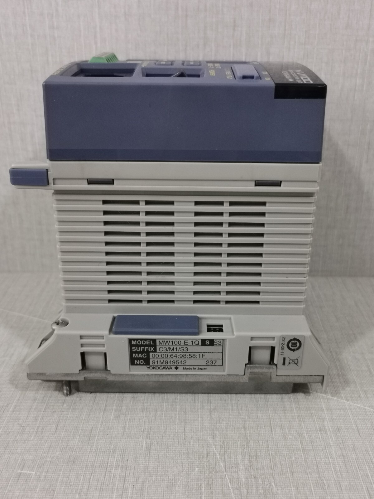 Yokogawa MW100 YOKOGAWA MW100 DATA ACQUISITION UNIT MW100-E-1Q SS3 6
