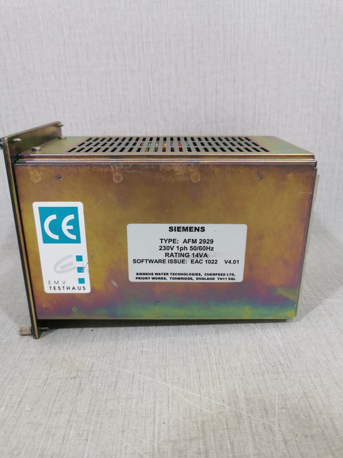 Siemens AFM-2929 Siemens Wallace & Tiernan AFM 2929 4