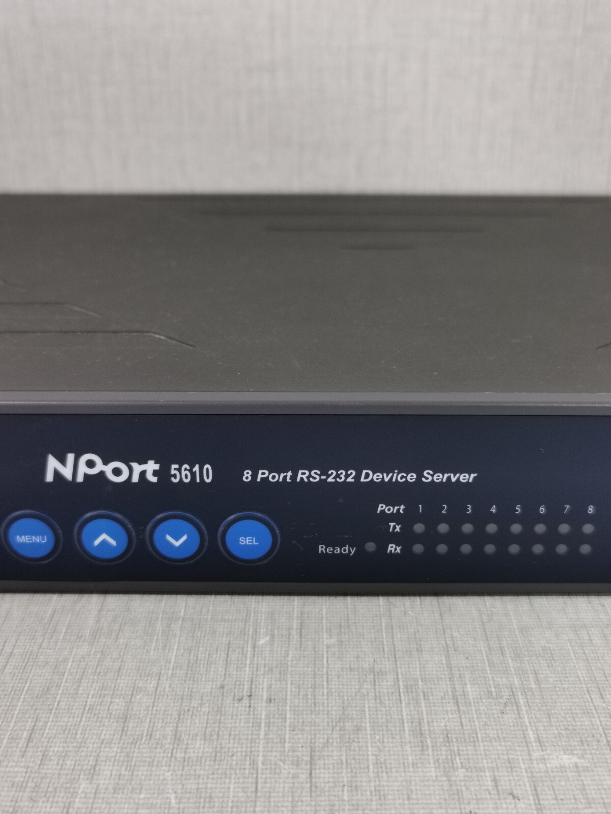 Moxa NPORT-5610 MOXA NPort 5610-8 REV 3.1 Device Server 100-24OVAC 47-63HZ 212MA 3