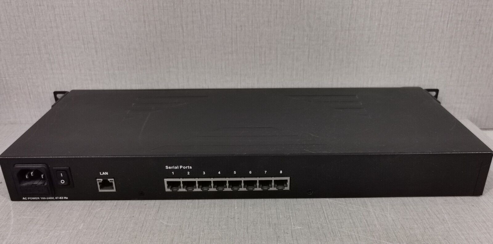 Moxa NPORT-5610 MOXA NPort 5610-8 REV 3.1 Device Server 100-24OVAC 47-63HZ 212MA 6