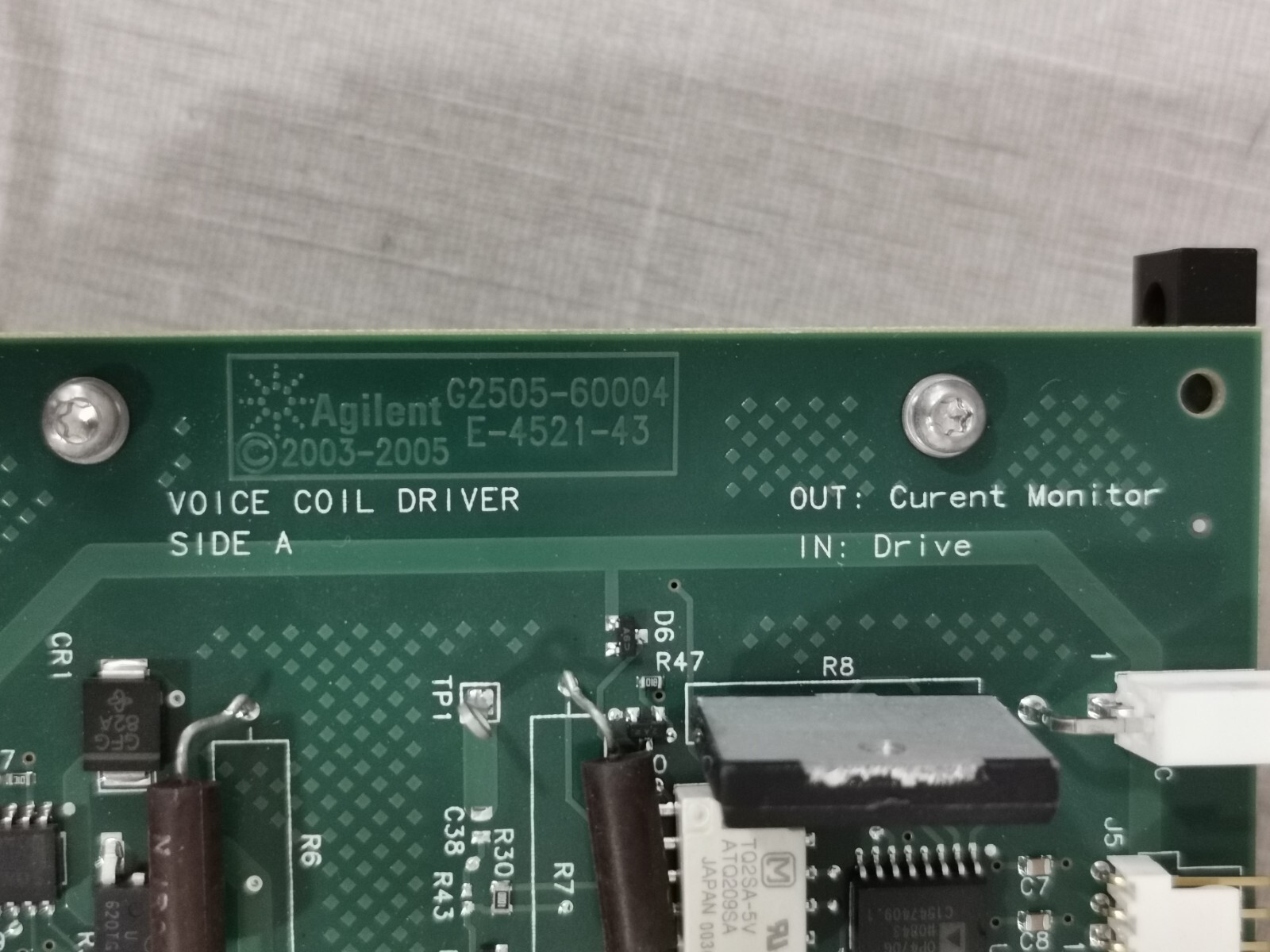 Agilent Technologies G2505-60004 Agilent G2505-60004 E-4521-43 6