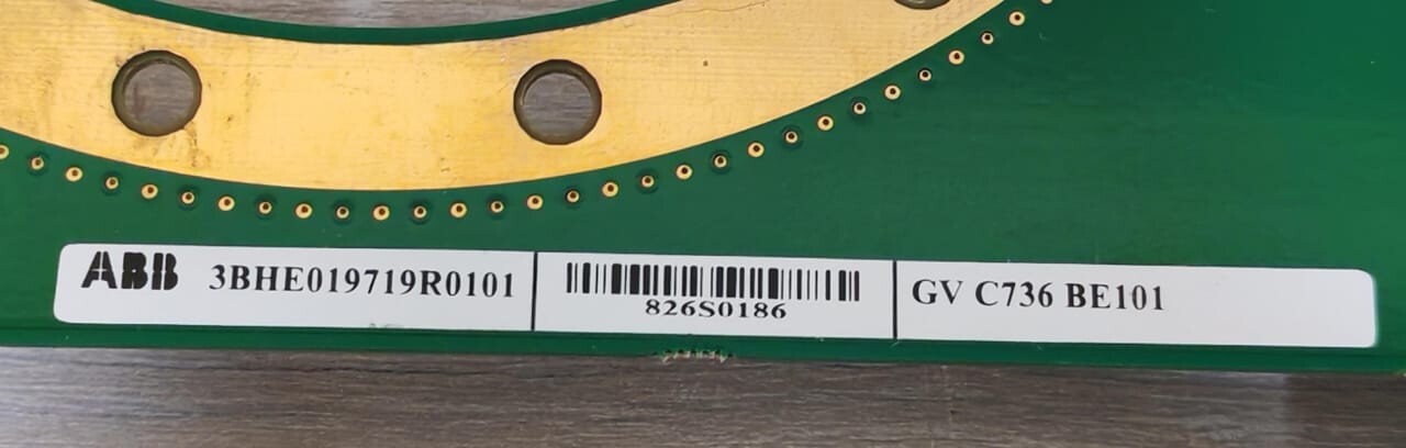 ABB BE101 ABB 3BHE019719R0101 CONTROLLER MODULE PLC MODULE 5SHX 1960L0006 / GV C736 BE101 6