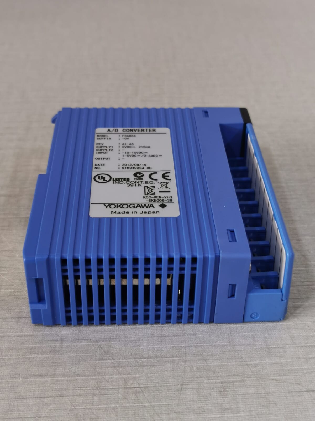 YOKOGAWA F3AD04-0V F3AD04 YOKOGAWA F3AD04-0V A/D CONVERTER 10