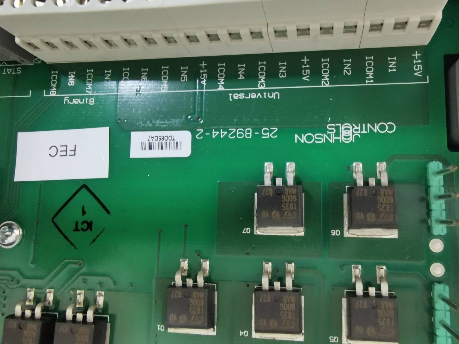 Johnson Controls MS-FEU2610-0 JOHNSON CONTROLS MS-FEU2610-0 PROGRAMMABLE CONTROLLER WIT 3