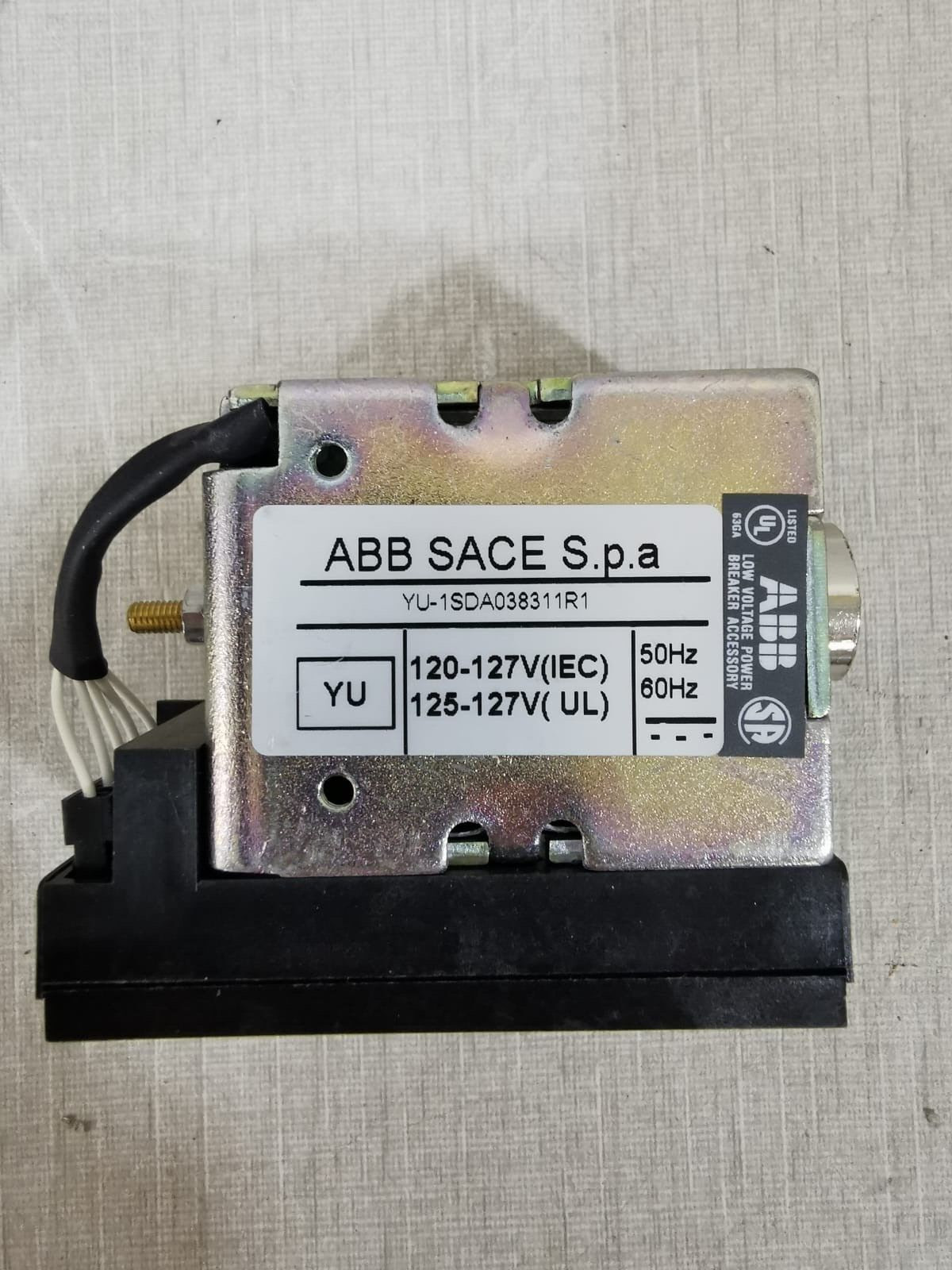 ABB YU-1SDA038311R1 ABB YU-1SDA038311R1 SHUNT UNDERVOLTAGE RELEASE FOR LOW VOLTAGE BREAKER SACE 3