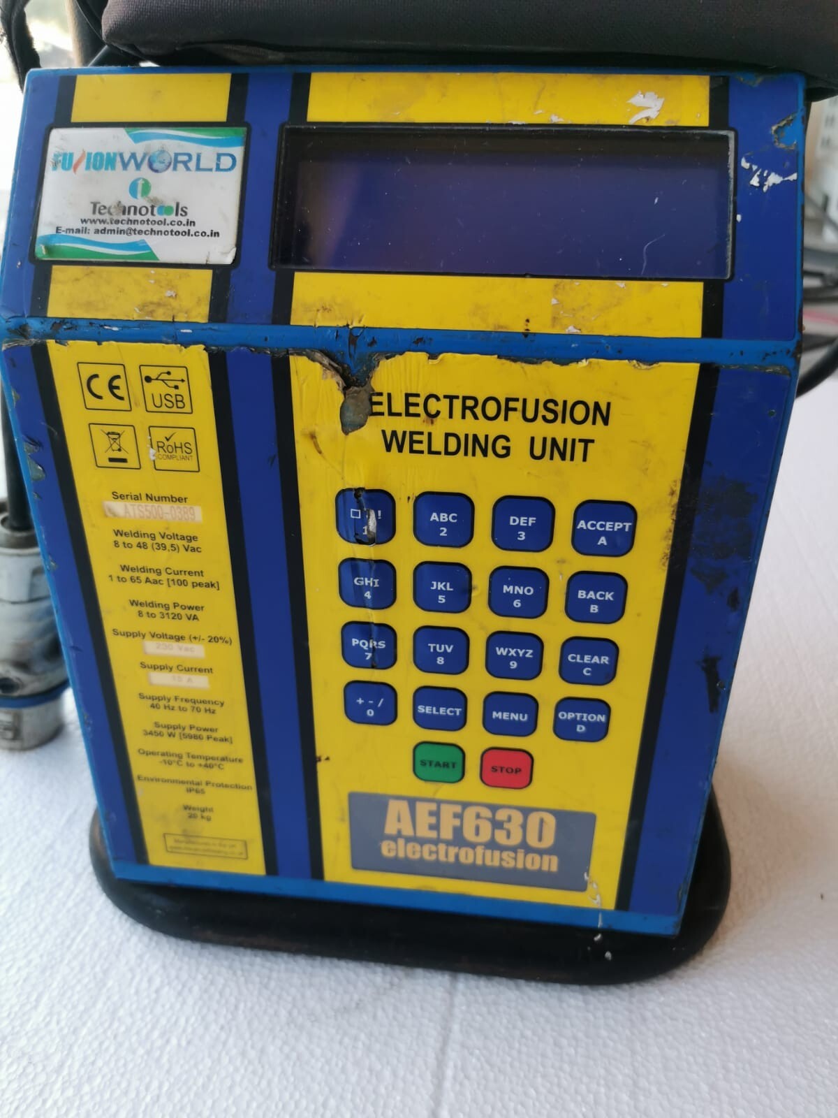 Technotools AEF630 Technotools AEF630 ElectroFusion Welding Unit 2