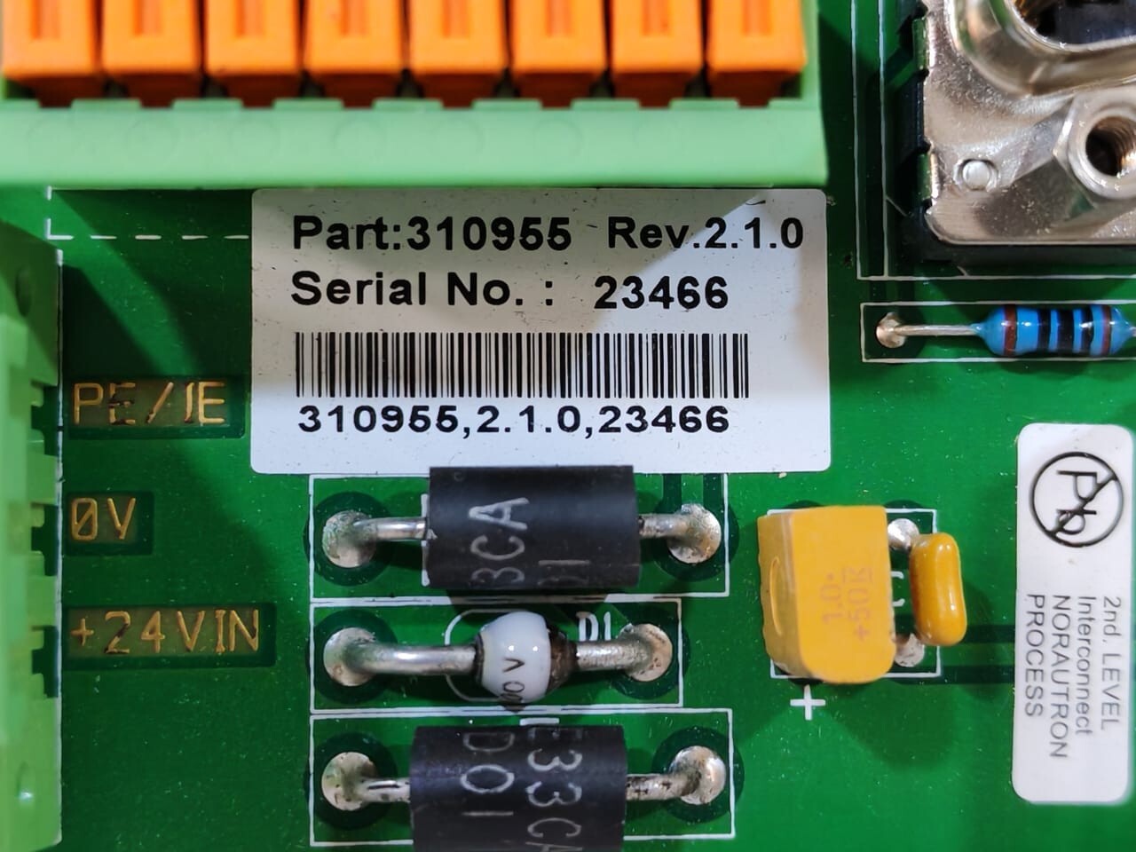 Kongsberg 310955 KONGSBERG 310955 BUS TERM BOARD REV.2.1.0 2