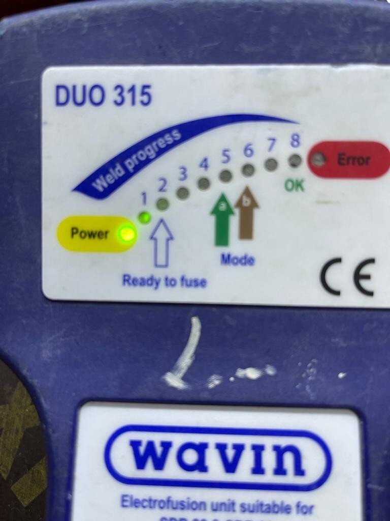 WAVIN DUO-315 WAVIN DUO 315 Electrofusion Unit 7