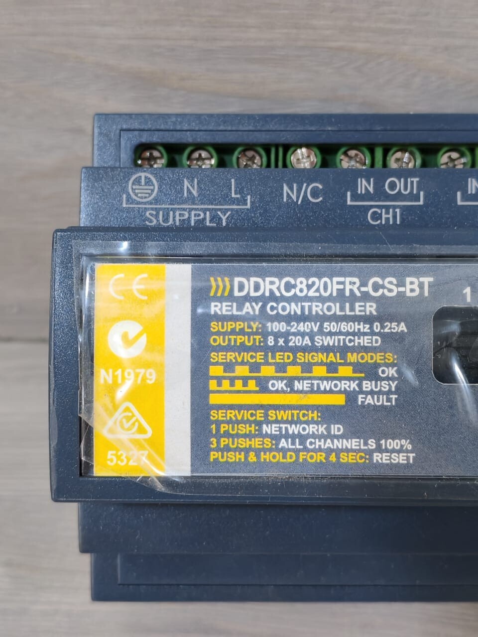 Philips DDRC820FR-CS-BT PHILIPS DYNALITE DDRC820FR-CS-BT RELAY CONTROLLER 3