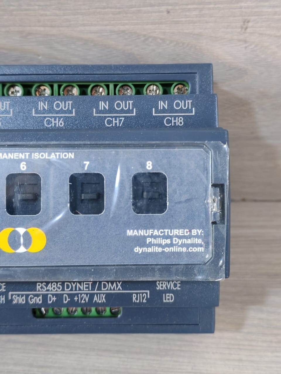 Philips DDRC820FR-CS-BT PHILIPS DYNALITE DDRC820FR-CS-BT RELAY CONTROLLER 4