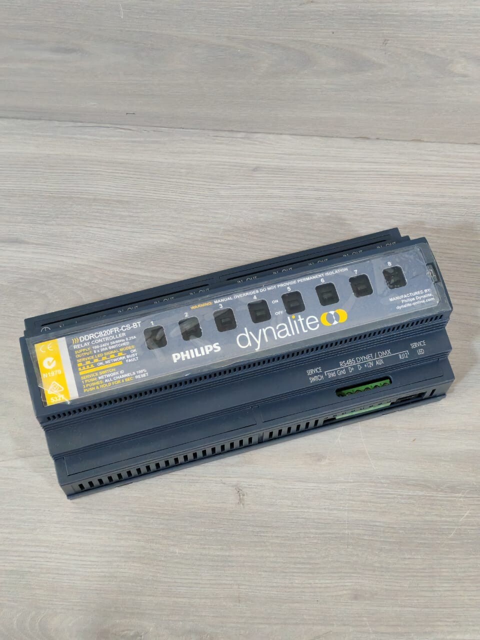 Philips DDRC820FR-CS-BT PHILIPS DYNALITE DDRC820FR-CS-BT RELAY CONTROLLER 5