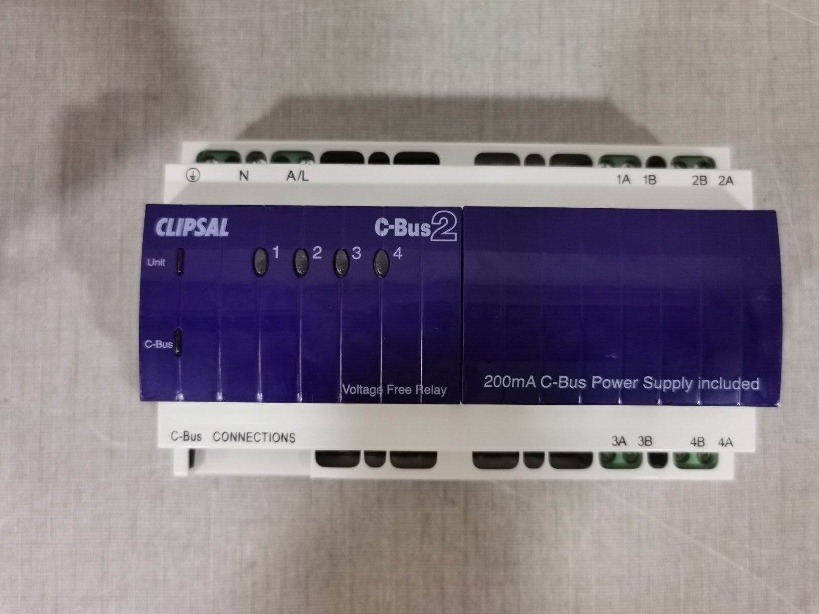 Clipsal RELAY-220 CLIPSAL L5504RVF 4 CHANNEL VOLTAGE FREE RELAY 220-240V 50/60Hz 6