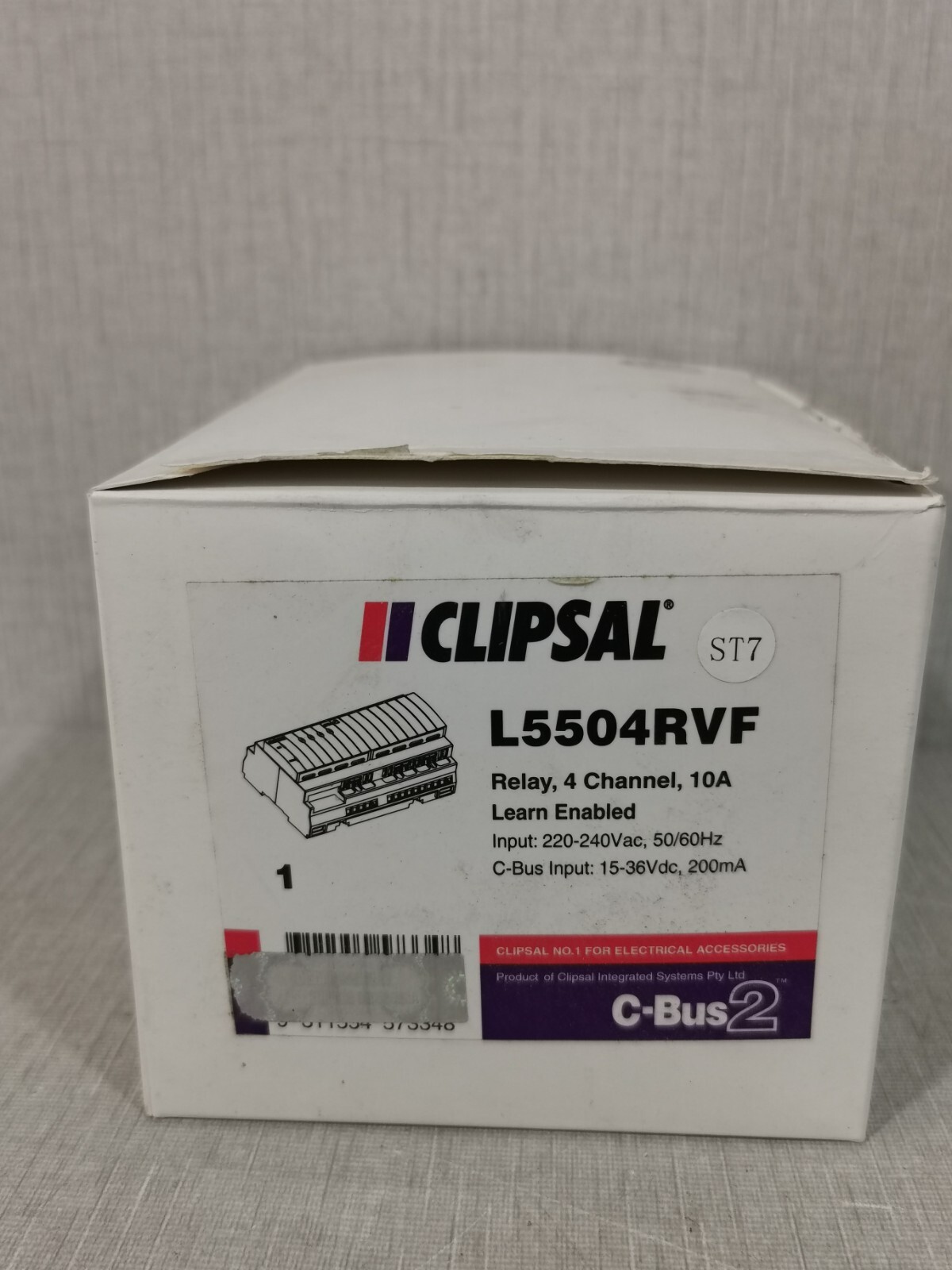 Clipsal RELAY-220 CLIPSAL L5504RVF 4 CHANNEL VOLTAGE FREE RELAY 220-240V 50/60Hz 8