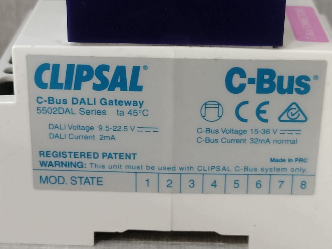 Clipsal 5502DAL CLIPSAL 5502DAL C-BUS DALI Gateway MFG.2019 W/O ANY ACCESSORIES 6