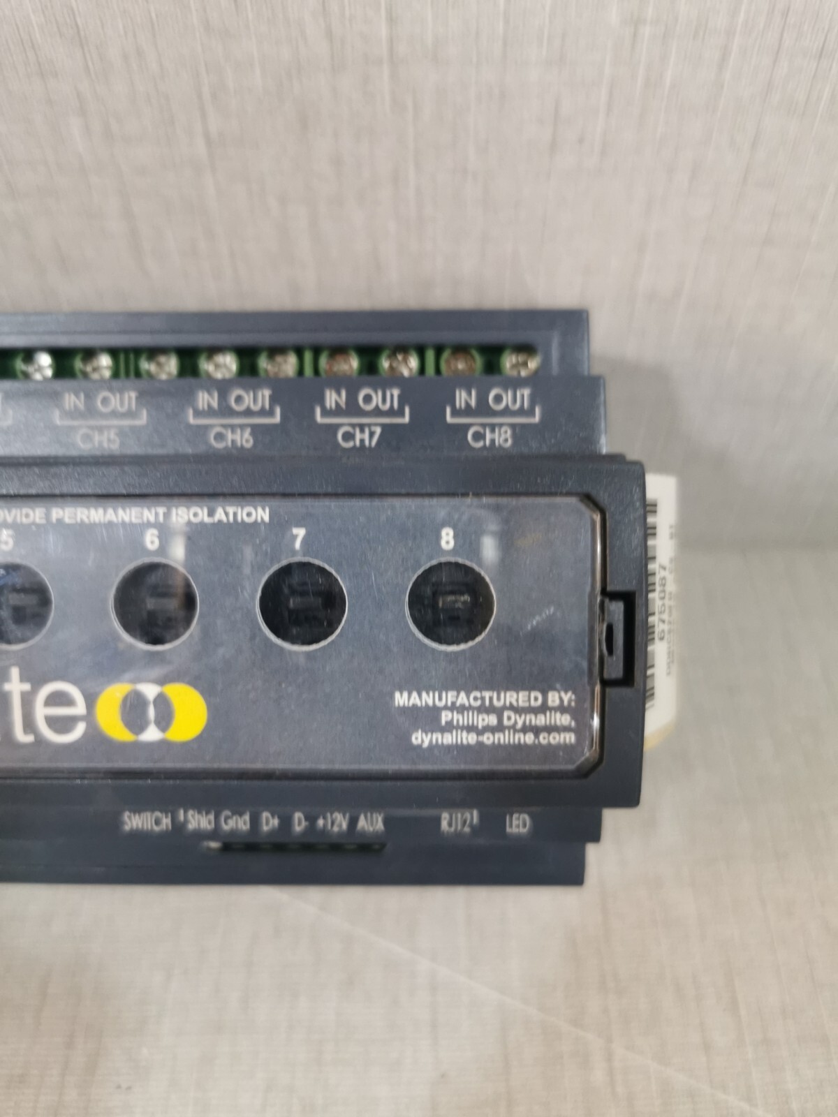 Philips DDRC820FR-CS-BT Philips Dynalite DDRC820FR-CS-BT Relay Controller 3