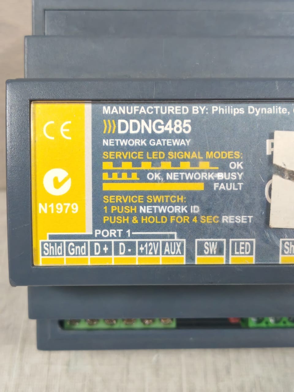 Philips DDNG485 PHILIPS Dynalite DDNG485 NETWORK GATEWAY 2