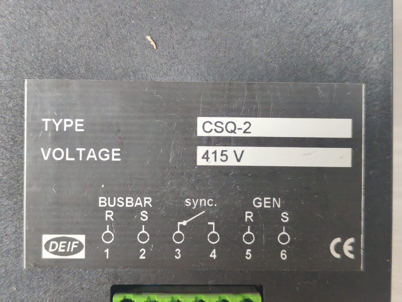 DEIF CSQ-2 DEIF CSQ-2 SYNCHROSCOPE 415V 2