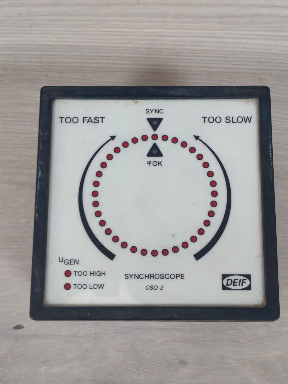 DEIF CSQ-2 DEIF CSQ-2 SYNCHROSCOPE 415V 8