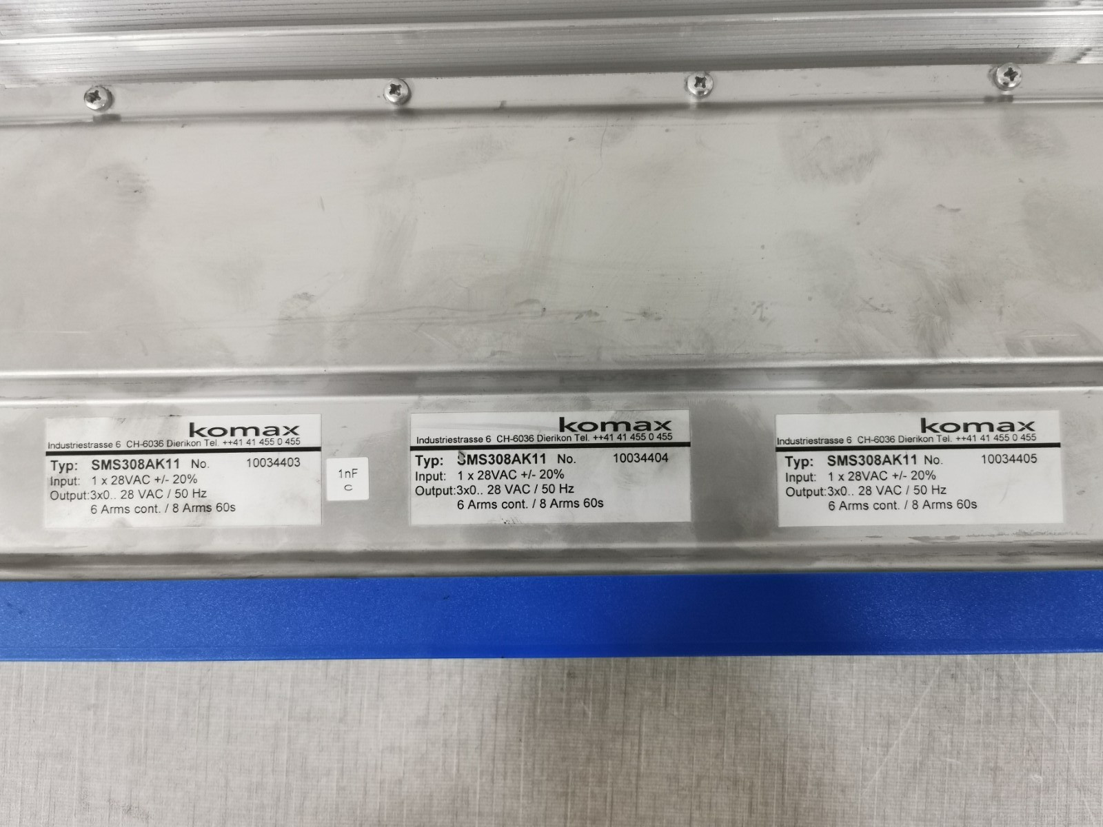 KOMAX SMS308AK11 KOMAX SMS308 SERVO DRIVE SMS308AK11 3