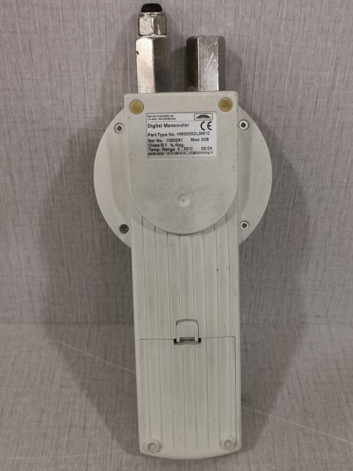 Digital HM3500DLM610 THOMMEN HM3500DLM610 Digital Manometer 5