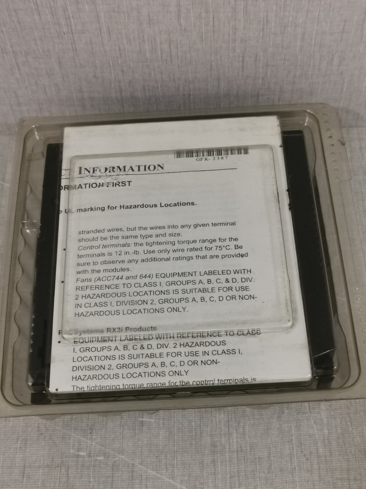 Fanuc IC693MDL655K Fanuc IC693MDL655K INPUT 24VDC 32PT POS/NEG FAST 7