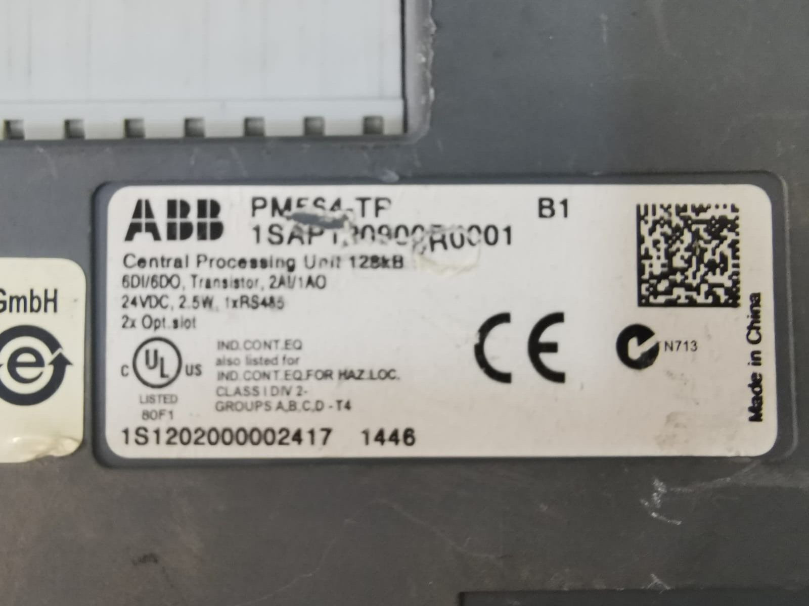 ABB 1SAP120900R0001 ABB PM564-TP Power Module 1SAP120900R0001 PM564 2