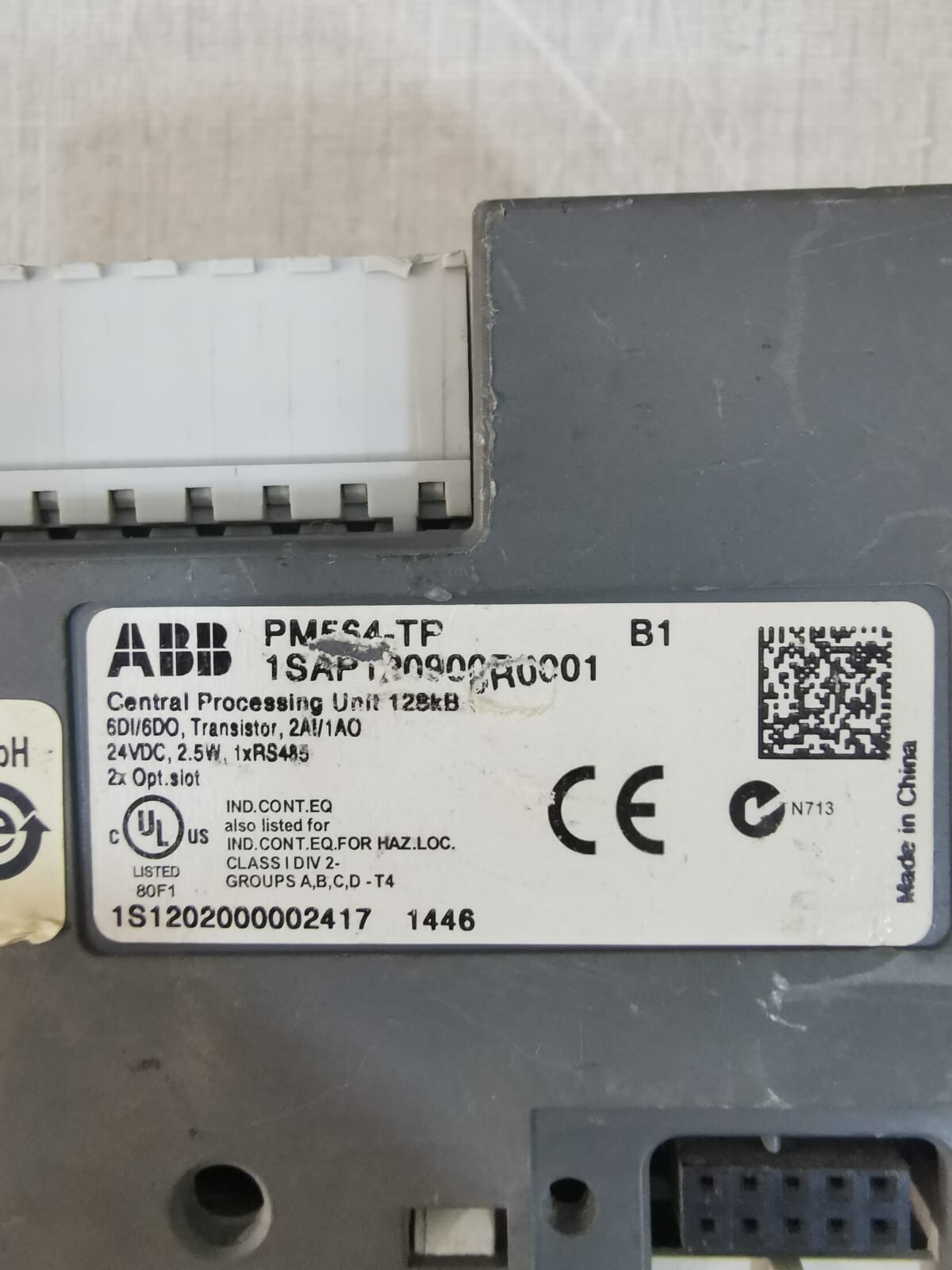 ABB 1SAP120900R0001 ABB PM564-TP Power Module 1SAP120900R0001 PM564 7