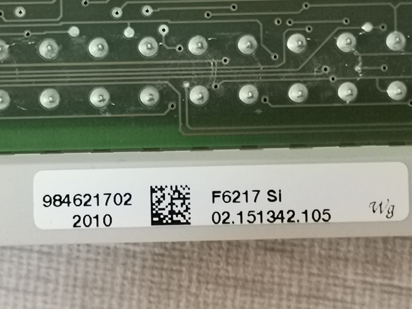 HIMA 984621702 REV 02 HIMA F 6217 ANALOG INPUT MODULE 984621702 REV.02 - BUT 4
