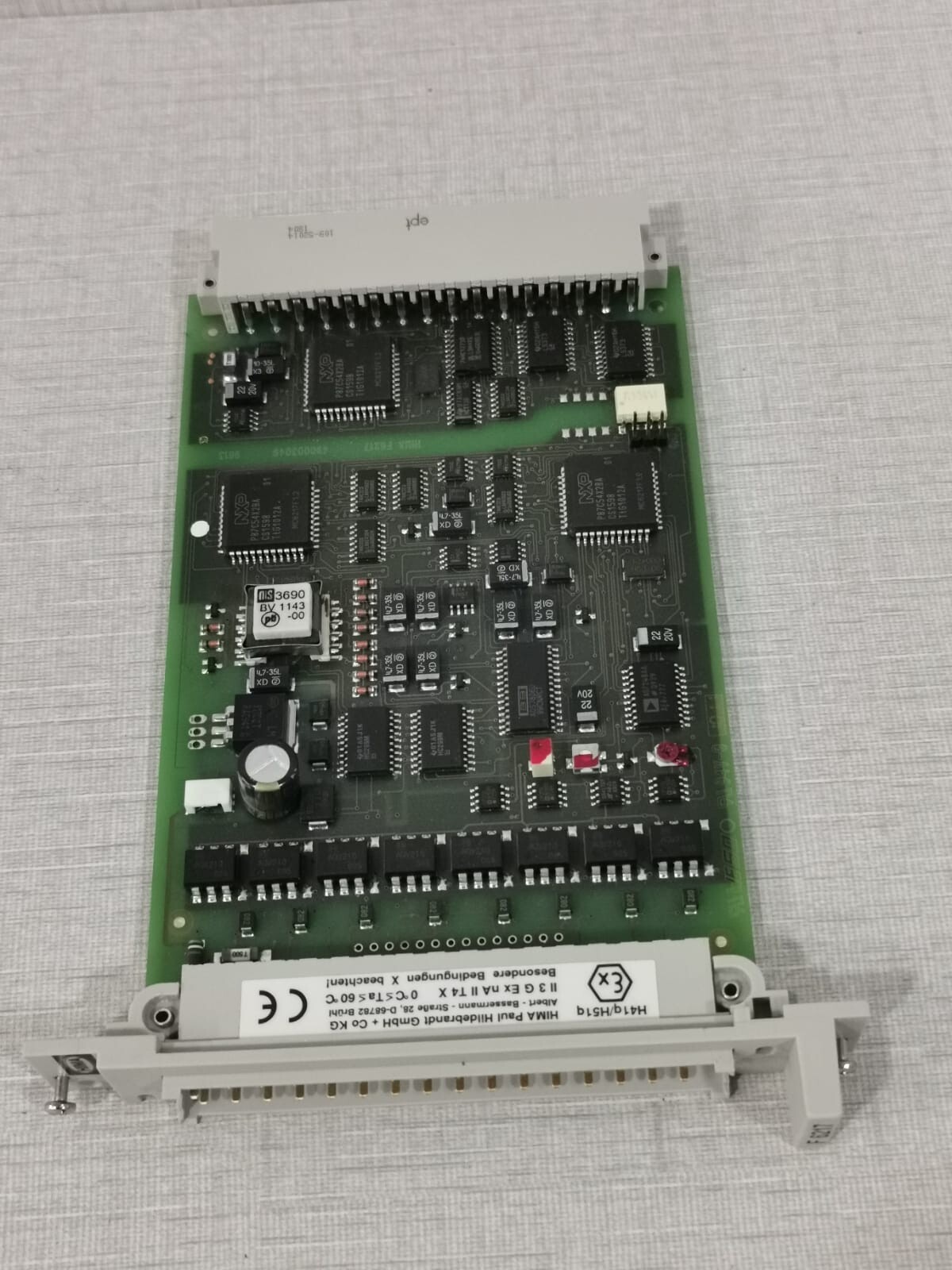 HIMA 984621702 REV 02 HIMA F 6217 ANALOG INPUT MODULE 984621702 REV.02 - BUT 7