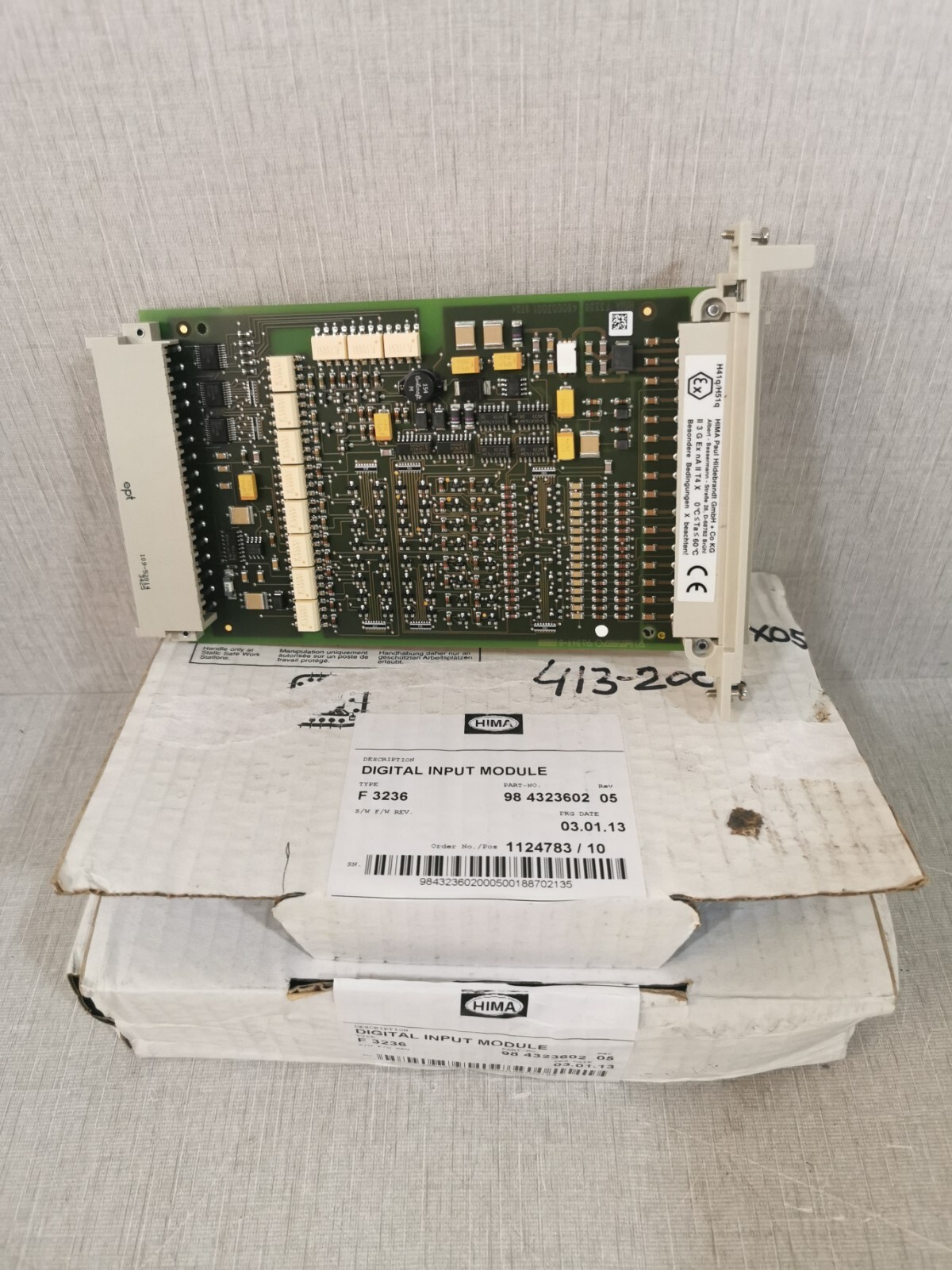 HIMA 98 4323602 REV 05 HIMA F 3236 98 4323602 REV 05 F 3236 Si DIGITAL INPUT MODULE 7